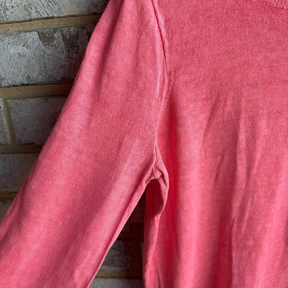 J. Crew 3/4 Sleeve Linen Sweater Women's Sizw XS.